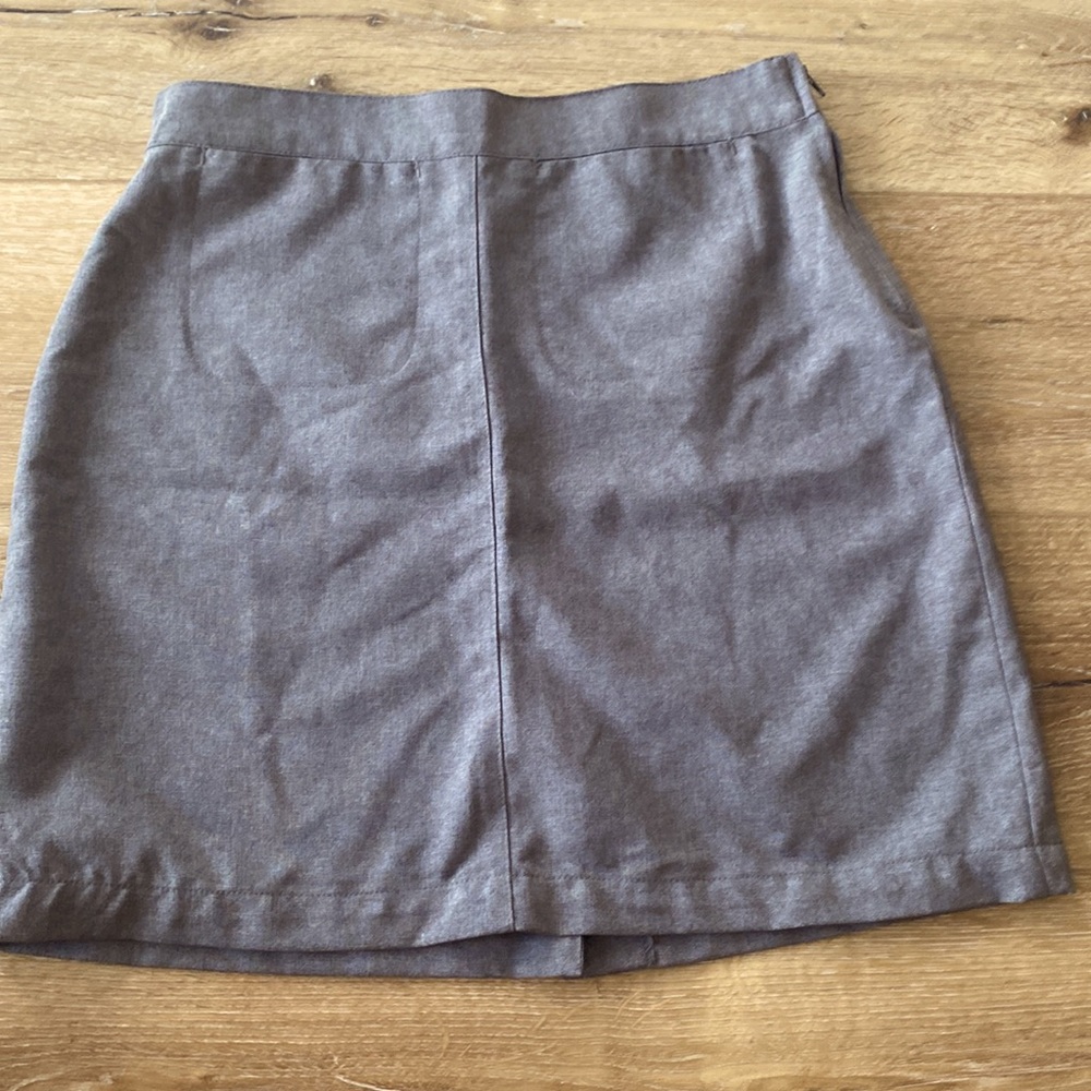 Grey work skirt